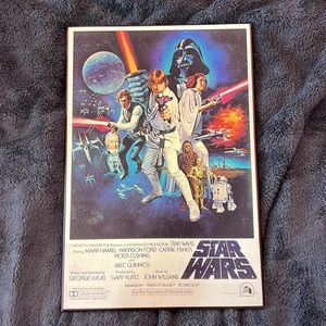 Star Wars A New Hope Wooden Poster